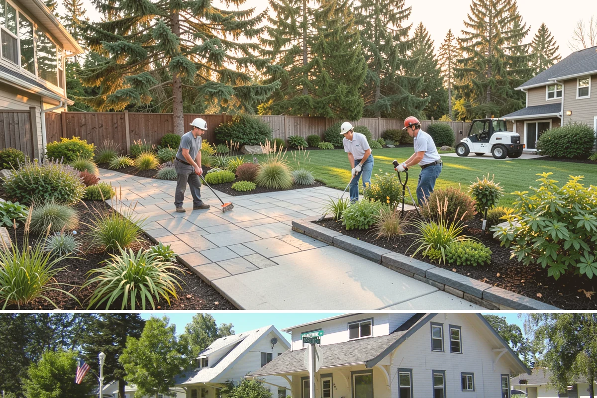 Natural Stone Retaining Wall in DuPont, Pierce County, WA - Best built in the drier spring and summer months when stone setting and mortar-free fitting go smoothly across the Puget Sound...