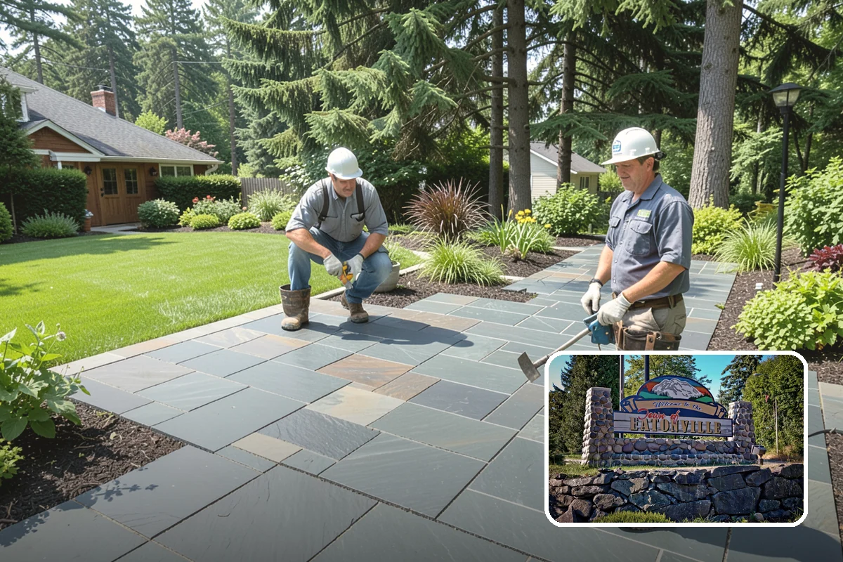 Natural Stone Retaining Wall in Eatonville, Pierce County, WA - Distinctive, high-end natural appearance