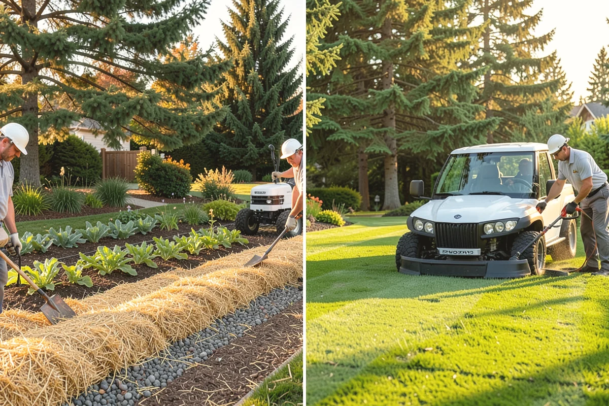 Natural Stone Retaining Wall in Edgewood, Pierce County, WA - Excavate and shape the slope