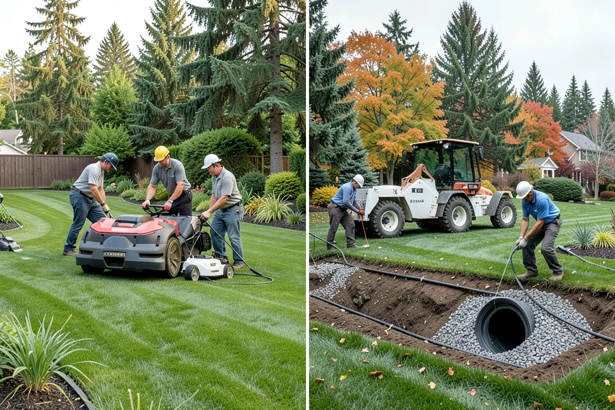 Natural Stone Retaining Wall in Enumclaw, King County, WA - Excavate and shape the slope