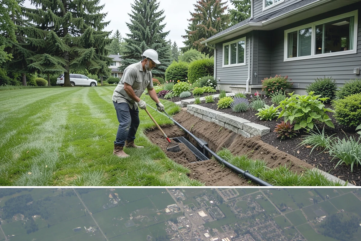 Natural Stone Retaining Wall in Enumclaw, King County, WA - Best built in the drier spring and summer months when stone setting and mortar-free fitting go smoothly across the Puget Sound...
