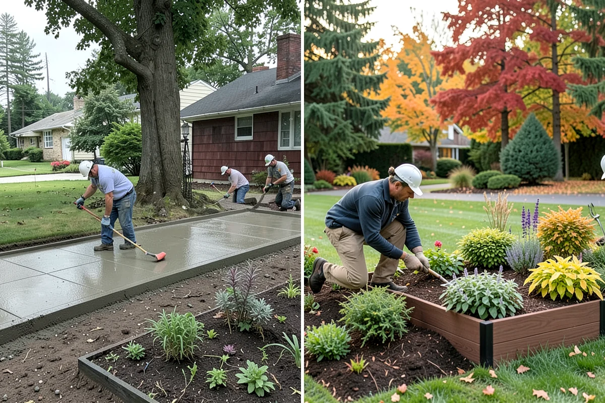 Natural Stone Retaining Wall in Everett, Snohomish County, WA - Excavate and shape the slope