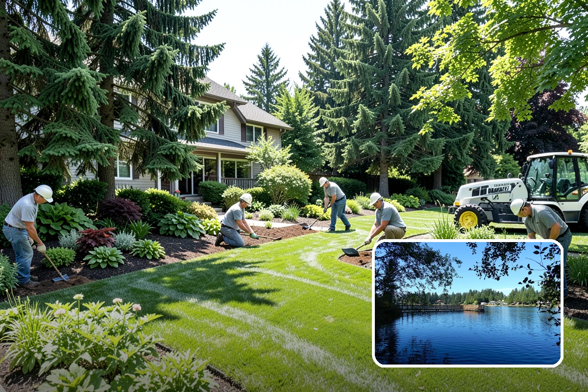 Natural Stone Retaining Wall in Federal Way, King County, WA - Distinctive, high-end natural appearance
