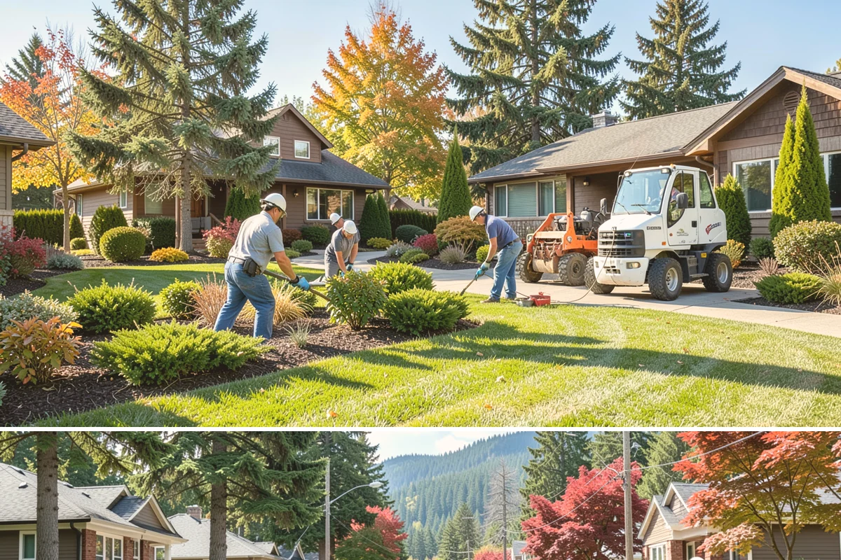 Natural Stone Retaining Wall in Hunts Point, King County, WA - Best built in the drier spring and summer months when stone setting and mortar-free fitting go smoothly across the Puget Sound...