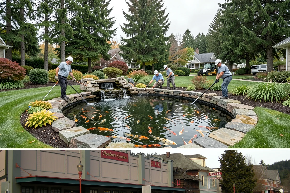 Natural Stone Retaining Wall in Issaquah, King County, WA - Best built in the drier spring and summer months when stone setting and mortar-free fitting go smoothly across the Puget Sound...