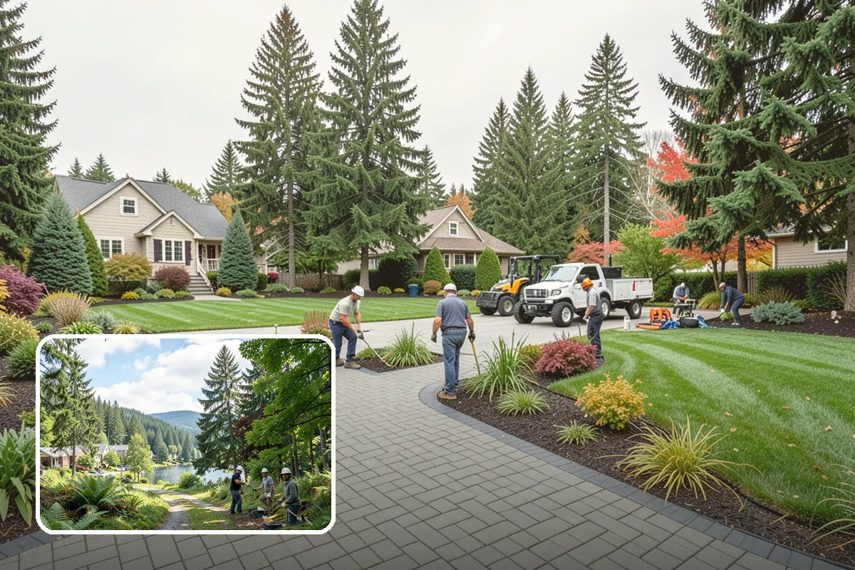Natural Stone Retaining Wall in Lake Forest Park, King County, WA - Distinctive, high-end natural appearance