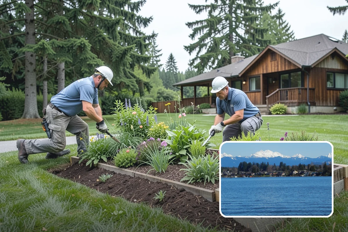 Natural Stone Retaining Wall in Lake Stevens, Snohomish County, WA - Distinctive, high-end natural appearance