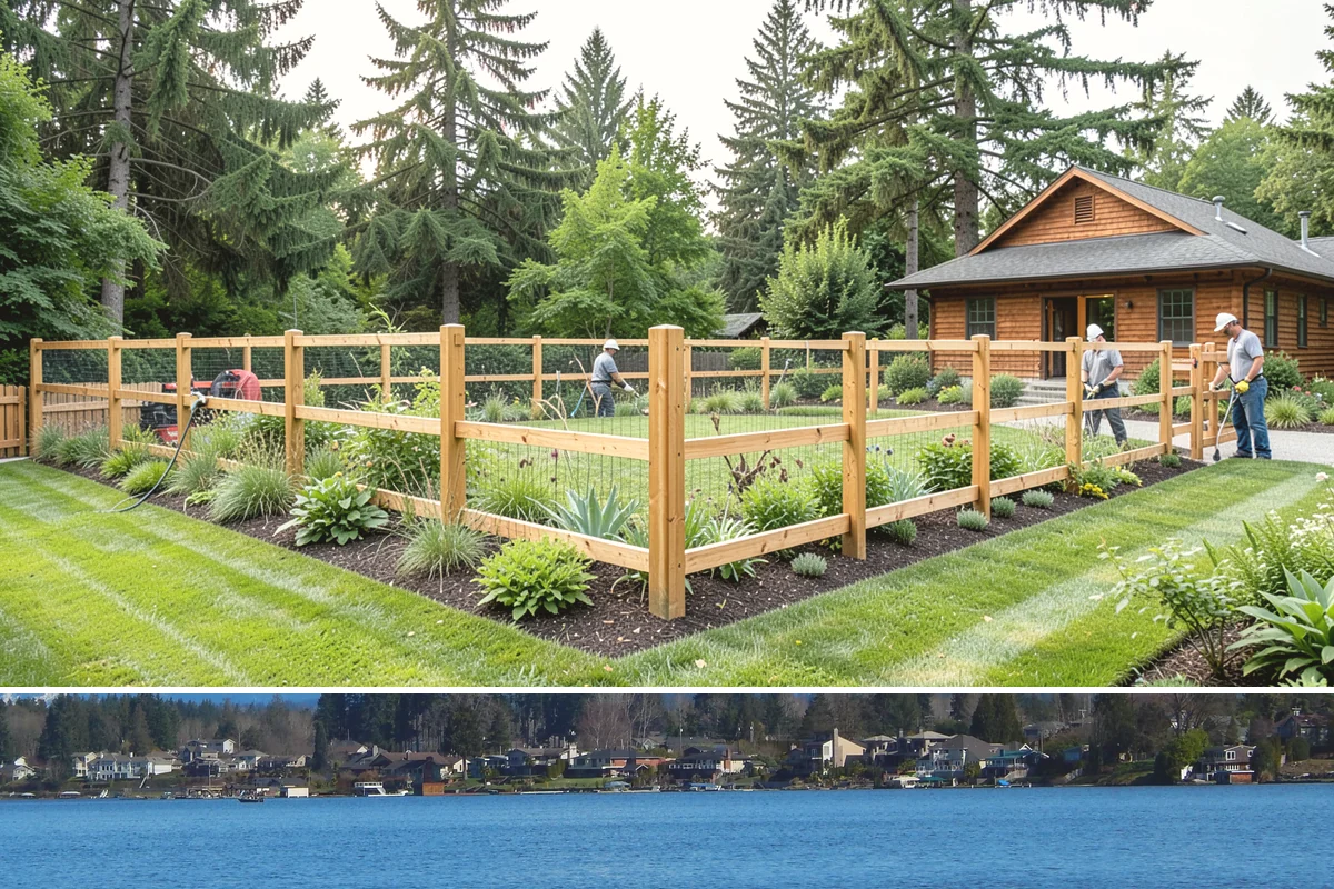 Natural Stone Retaining Wall in Lake Stevens, Snohomish County, WA - Best built in the drier spring and summer months when stone setting and mortar-free fitting go smoothly across the Puget Sound...
