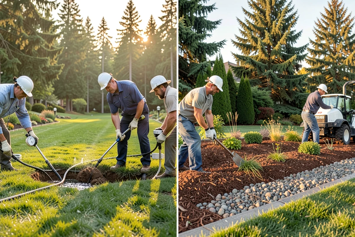 Natural Stone Retaining Wall in Lakewood, Pierce County, WA - Excavate and shape the slope