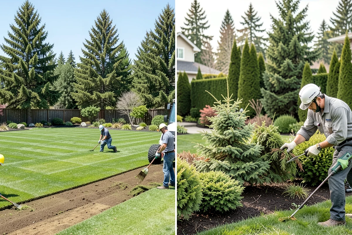 Natural Stone Retaining Wall in Lyman, Skagit County, WA - Excavate and shape the slope