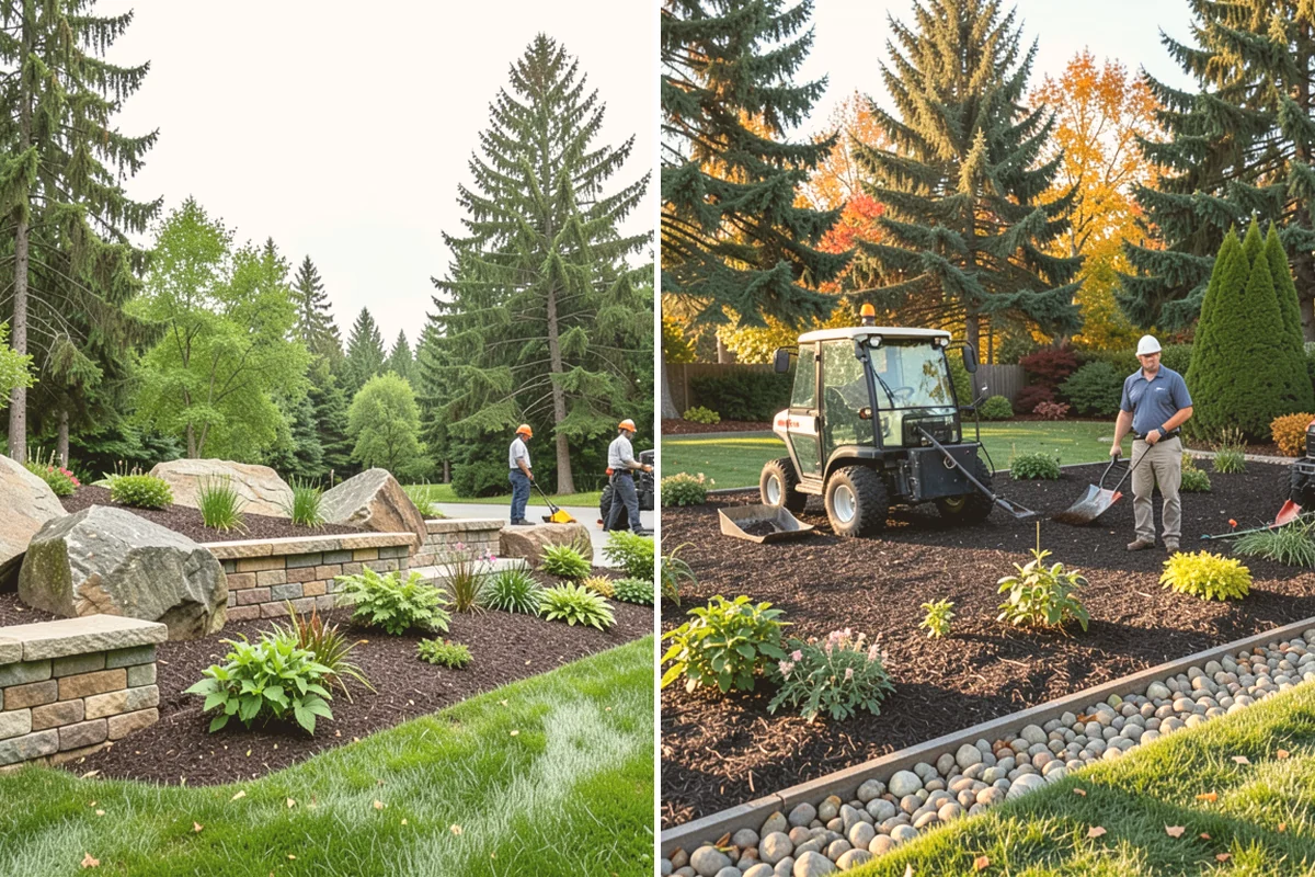 Natural Stone Retaining Wall in Lynnwood, Snohomish County, WA - Excavate and shape the slope