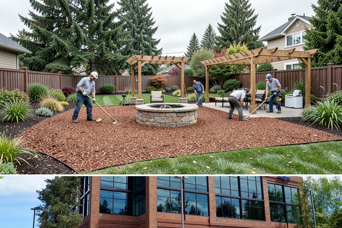 Natural Stone Retaining Wall in Mountlake Terrace, Snohomish County, WA - Best built in the drier spring and summer months when stone setting and mortar-free fitting go smoothly across the Puget Sound...