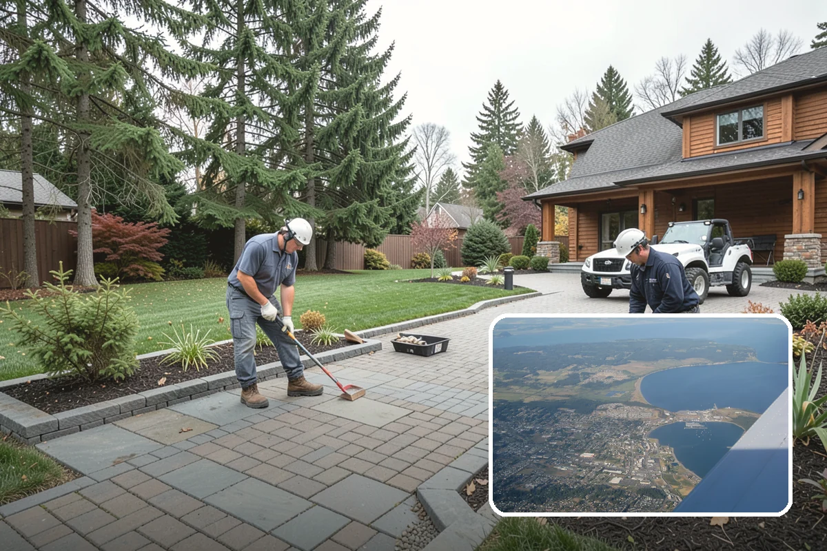Natural Stone Retaining Wall in Oak Harbor, Island County, WA - Distinctive, high-end natural appearance