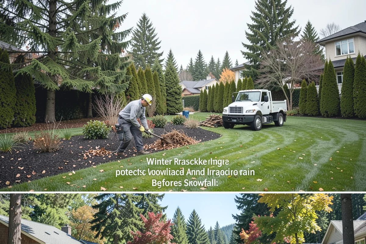 Natural Stone Retaining Wall in Orting, Pierce County, WA - Best built in the drier spring and summer months when stone setting and mortar-free fitting go smoothly across the Puget Sound...