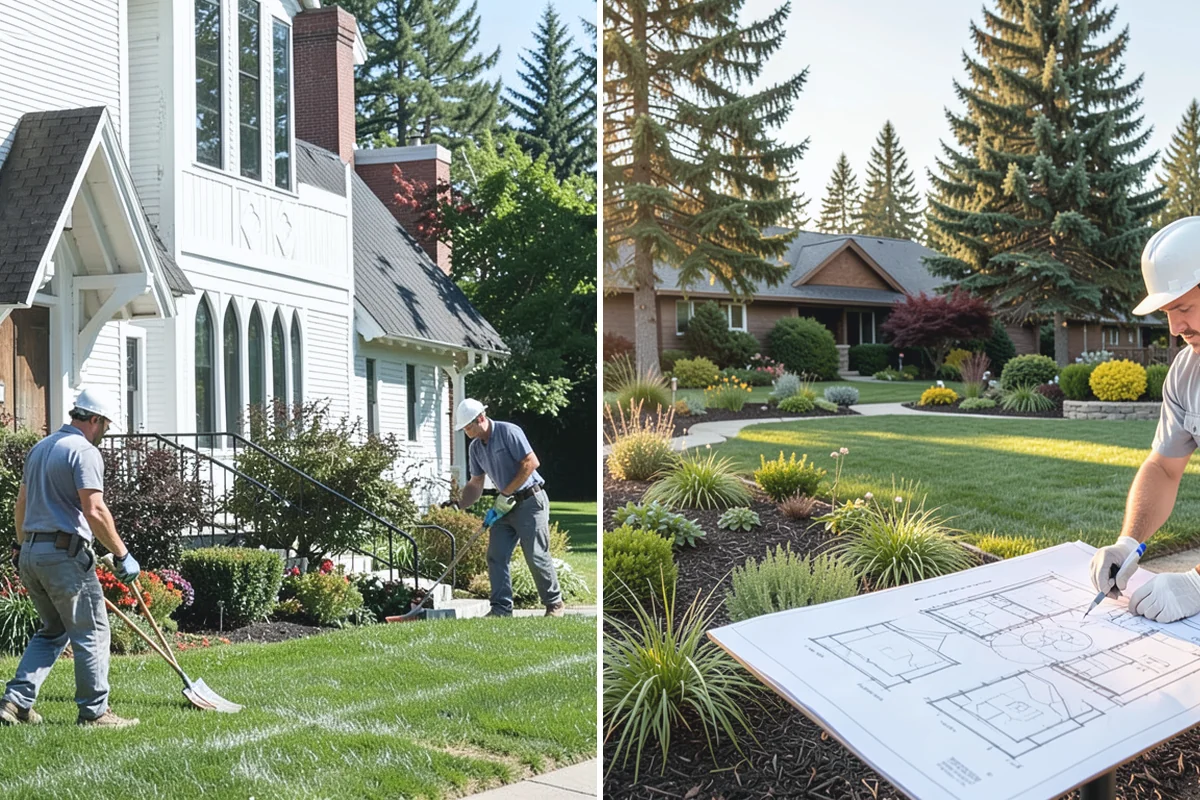 Natural Stone Retaining Wall in Redmond, King County, WA - Excavate and shape the slope