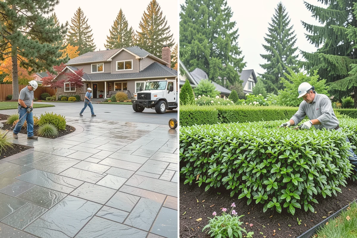 Natural Stone Retaining Wall in Stanwood, Snohomish County, WA - Excavate and shape the slope
