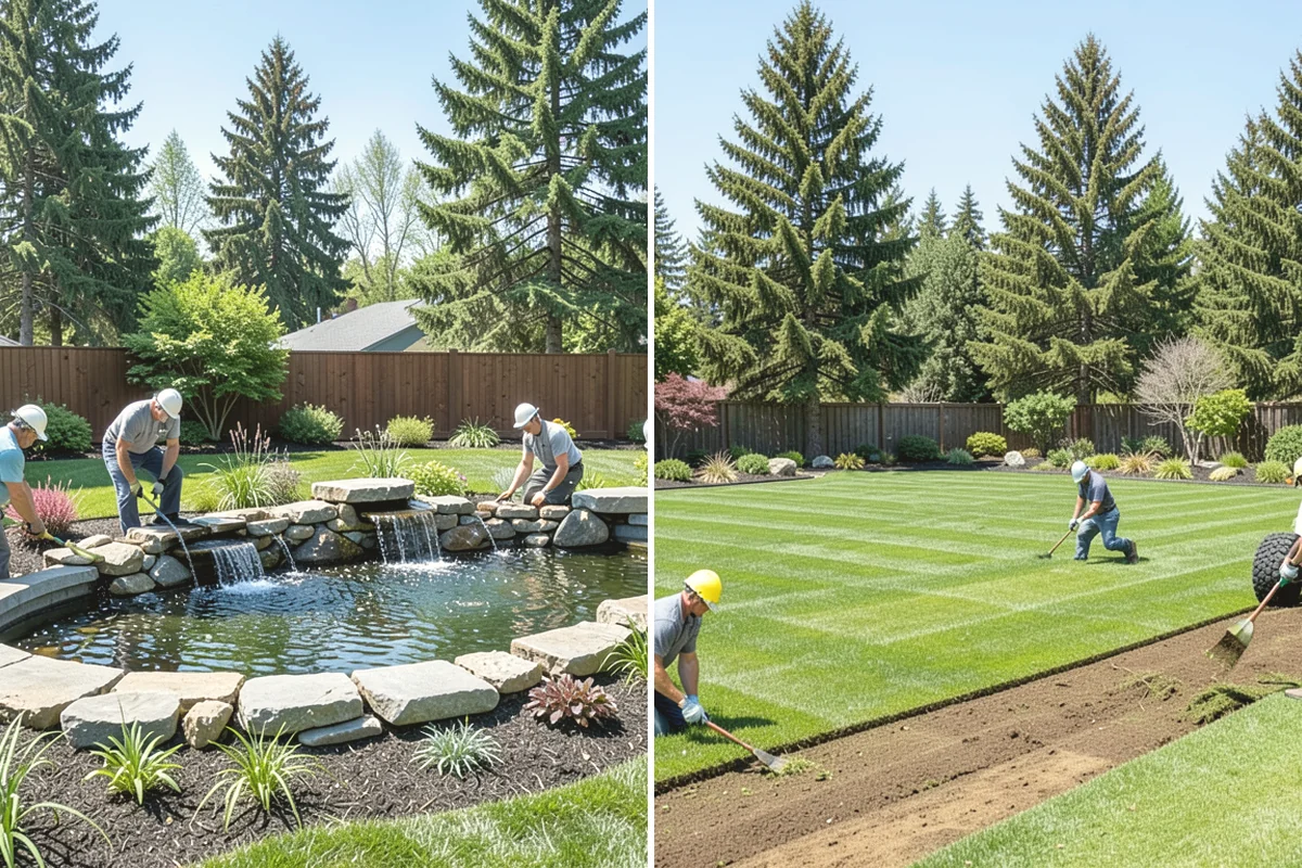 Natural Stone Retaining Wall in Steilacoom, Pierce County, WA - Excavate and shape the slope