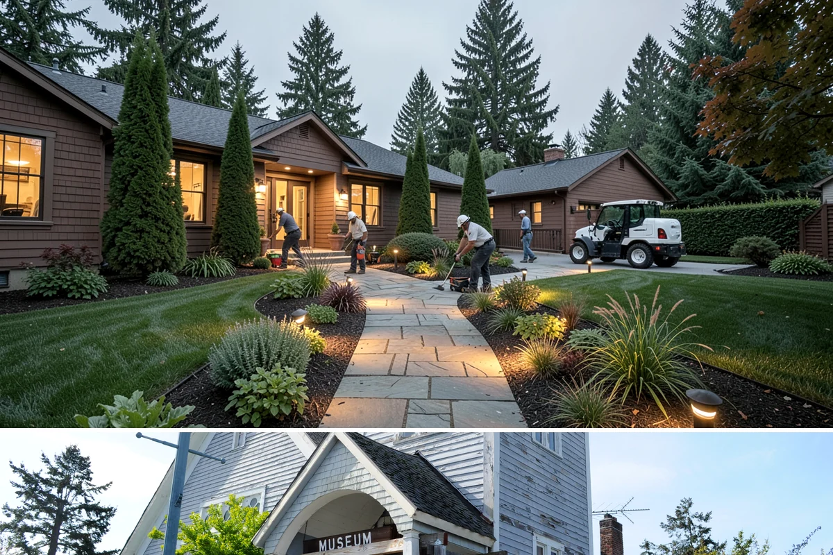 Natural Stone Retaining Wall in Steilacoom, Pierce County, WA - Best built in the drier spring and summer months when stone setting and mortar-free fitting go smoothly across the Puget Sound...