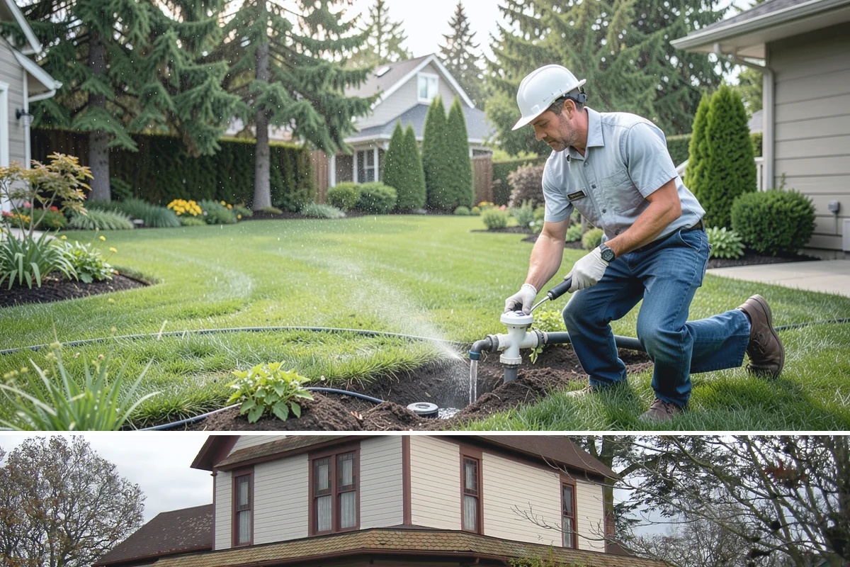 Natural Stone Retaining Wall in Sumner, Pierce County, WA - Best built in the drier spring and summer months when stone setting and mortar-free fitting go smoothly across the Puget Sound...