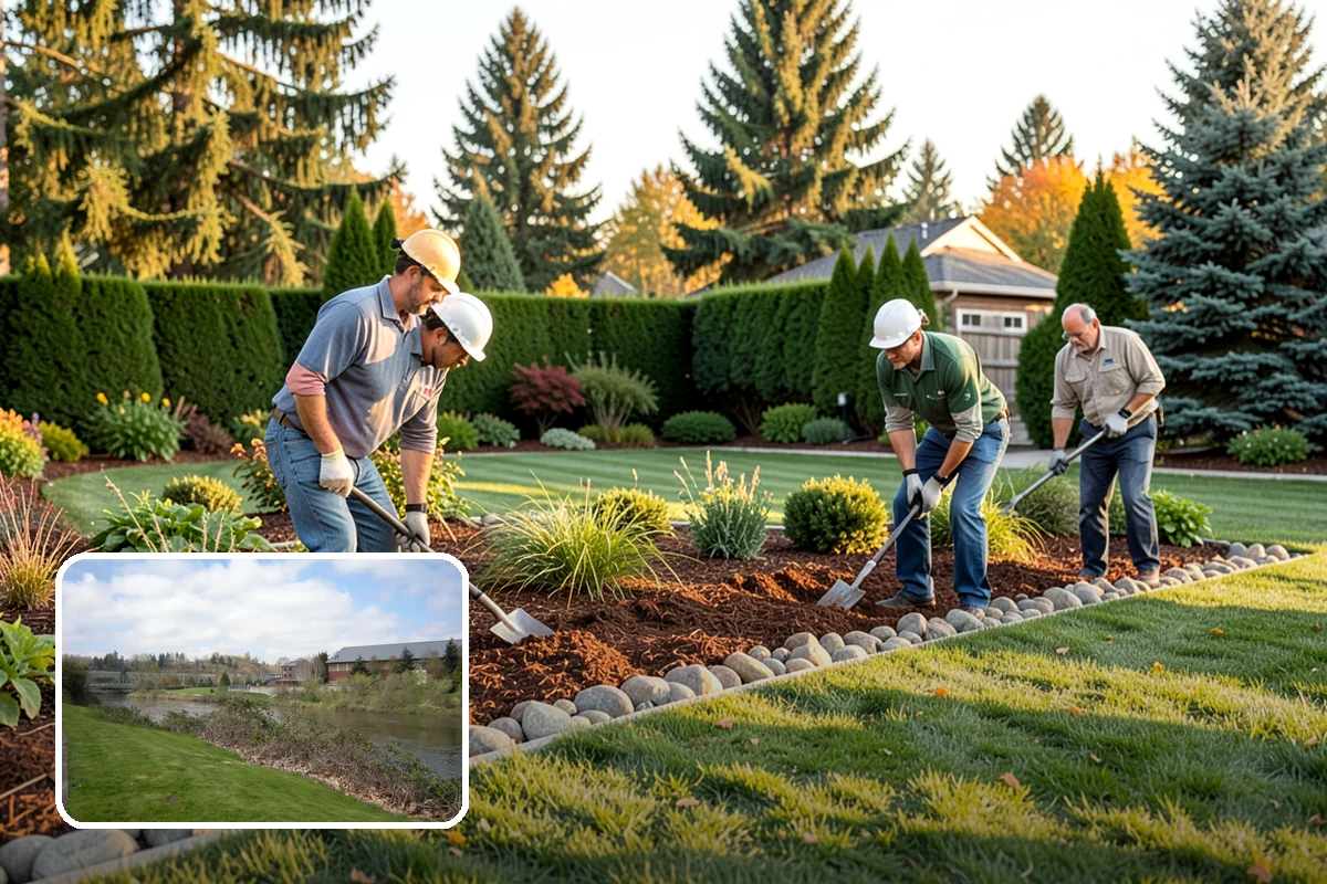 Natural Stone Retaining Wall in Tukwila, King County, WA - Distinctive, high-end natural appearance