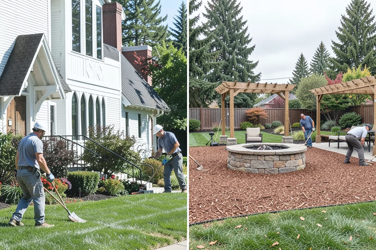 Natural Stone Retaining Wall in Woodinville, King County, WA - Excavate and shape the slope