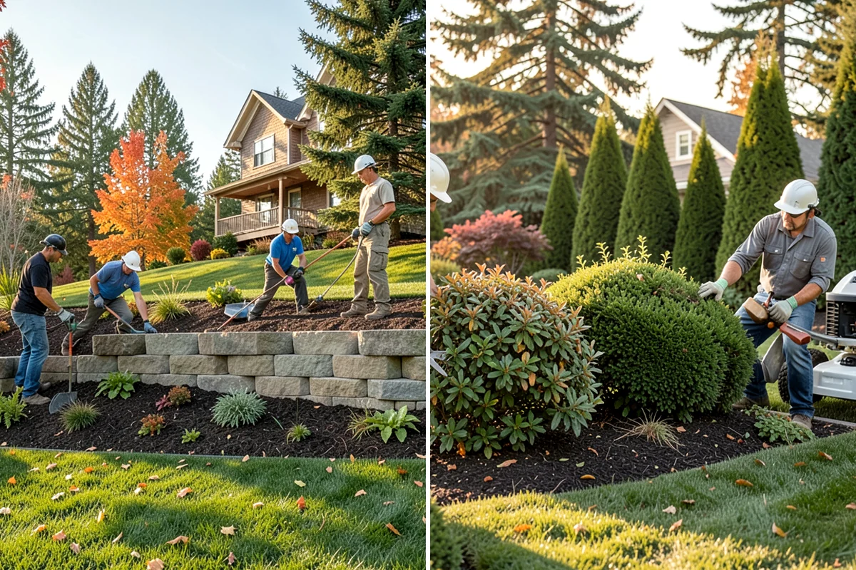 New Lawn Installation in Arlington, Snohomish County, WA - Survey the lot for soil type, grade, and drainage