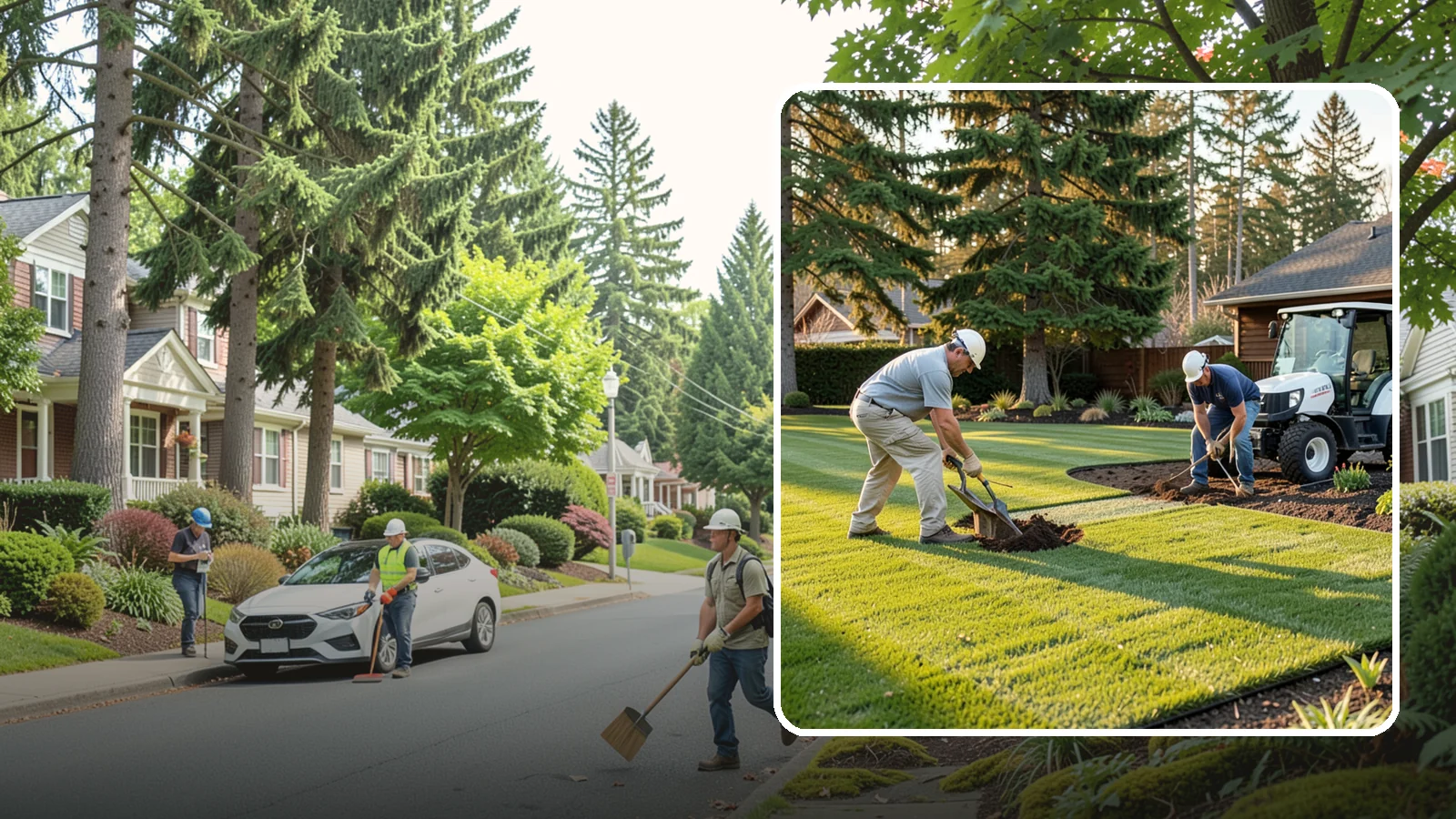 New Lawn Installation in Beaux Arts Village, King County, WA - We build a brand-new lawn from bare ground, engineering the soil and grade for lasting health in the Northwest climate.