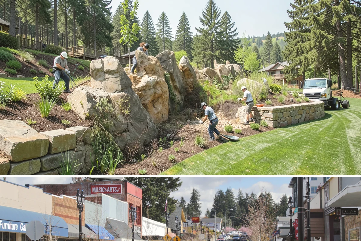 New Lawn Installation in Bothell, King County, WA - Aim for spring or early fall installation so mild temperatures and natural rainfall help the new lawn establish before summer...