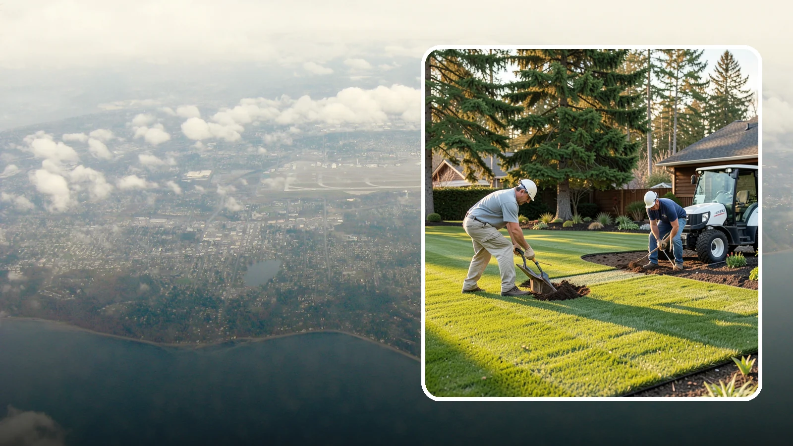 New Lawn Installation in Burien, King County, WA - We build a brand-new lawn from bare ground, engineering the soil and grade for lasting health in the Northwest climate.