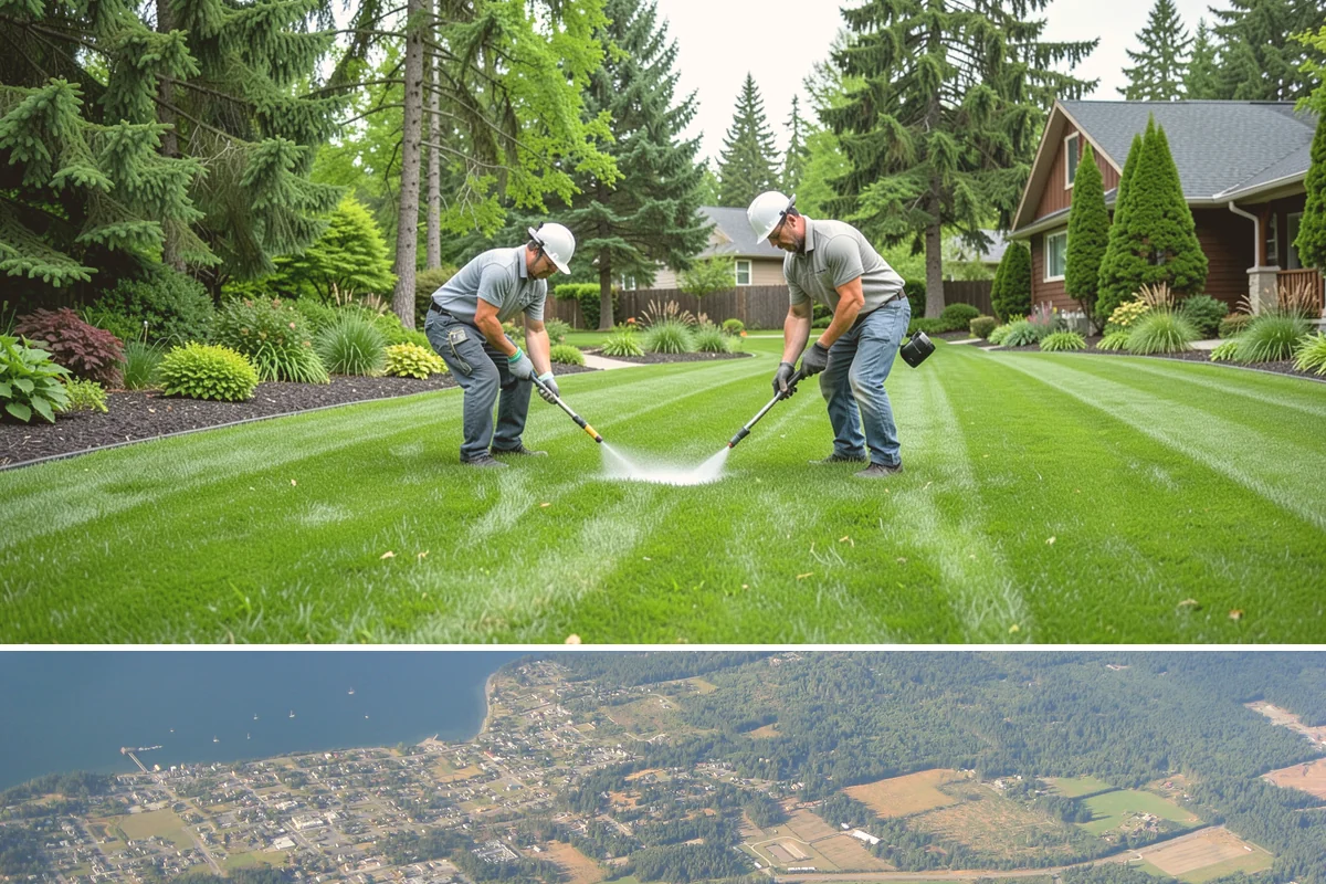 New Lawn Installation in Coupeville, Island County, WA - Aim for spring or early fall installation so mild temperatures and natural rainfall help the new lawn establish before summer...