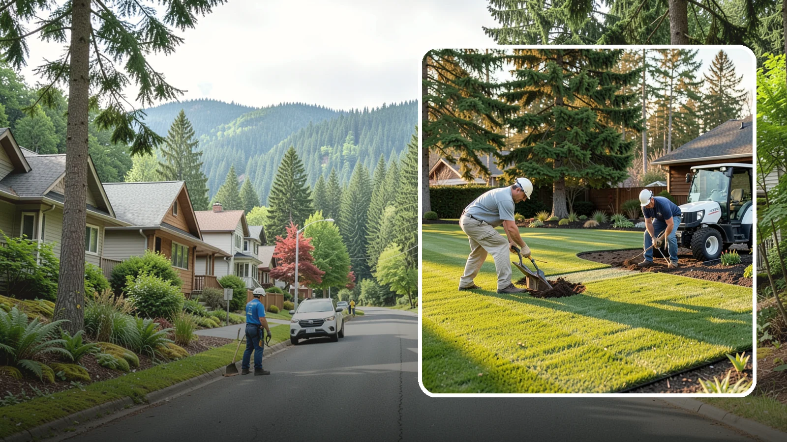New Lawn Installation in Darrington, Snohomish County, WA - We build a brand-new lawn from bare ground, engineering the soil and grade for lasting health in the Northwest climate.
