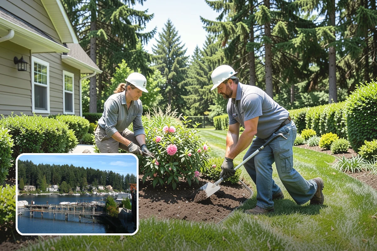 New Lawn Installation in Gig Harbor, Pierce County, WA - Custom soil and grading built for long-term lawn health