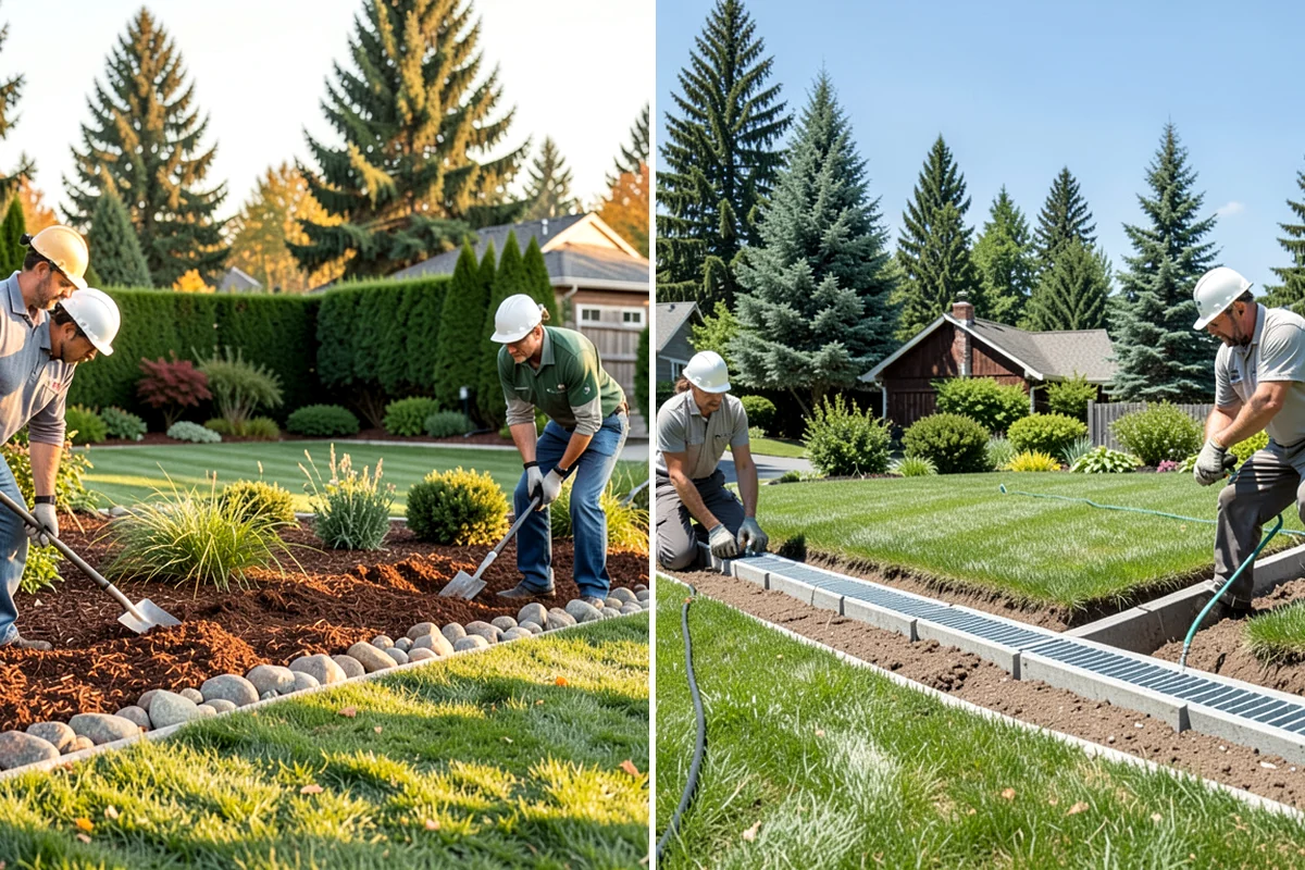 New Lawn Installation in Gig Harbor, Pierce County, WA - Survey the lot for soil type, grade, and drainage