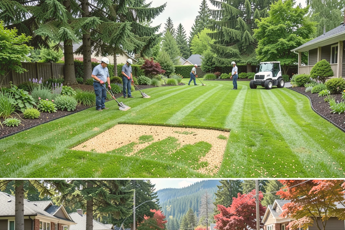 New Lawn Installation in Hunts Point, King County, WA - Aim for spring or early fall installation so mild temperatures and natural rainfall help the new lawn establish before summer...