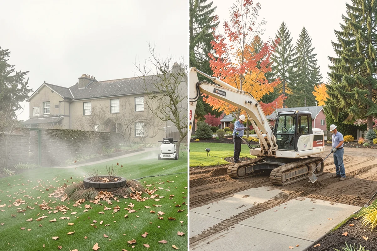 New Lawn Installation in Index, Snohomish County, WA - Survey the lot for soil type, grade, and drainage