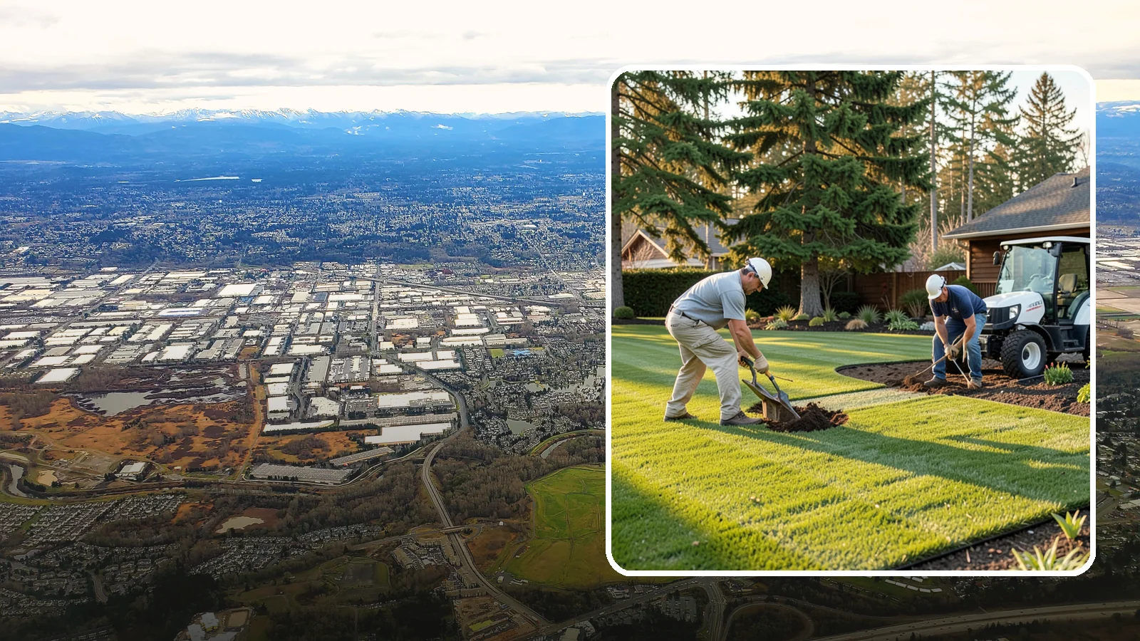New Lawn Installation in Kent, King County, WA - We build a brand-new lawn from bare ground, engineering the soil and grade for lasting health in the Northwest climate.