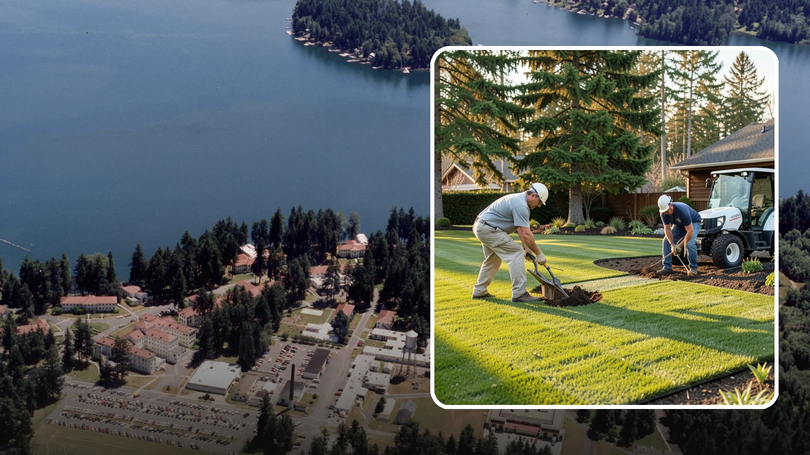 New Lawn Installation in Lakewood, Pierce County, WA - We build a brand-new lawn from bare ground, engineering the soil and grade for lasting health in the Northwest climate.