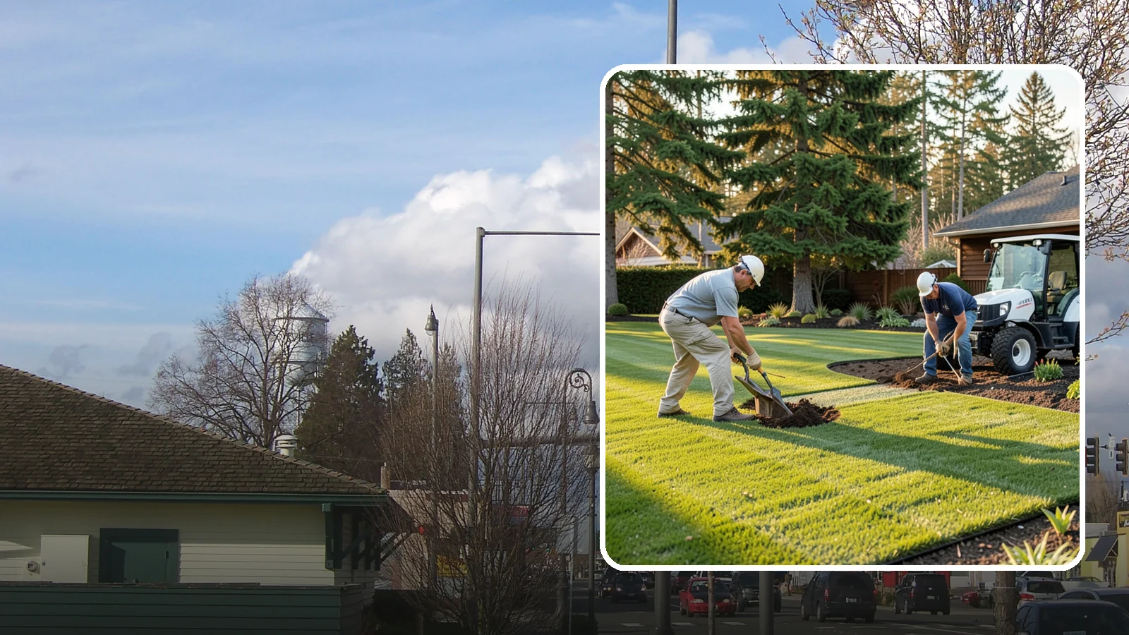 New Lawn Installation in Marysville, Snohomish County, WA - We build a brand-new lawn from bare ground, engineering the soil and grade for lasting health in the Northwest climate.