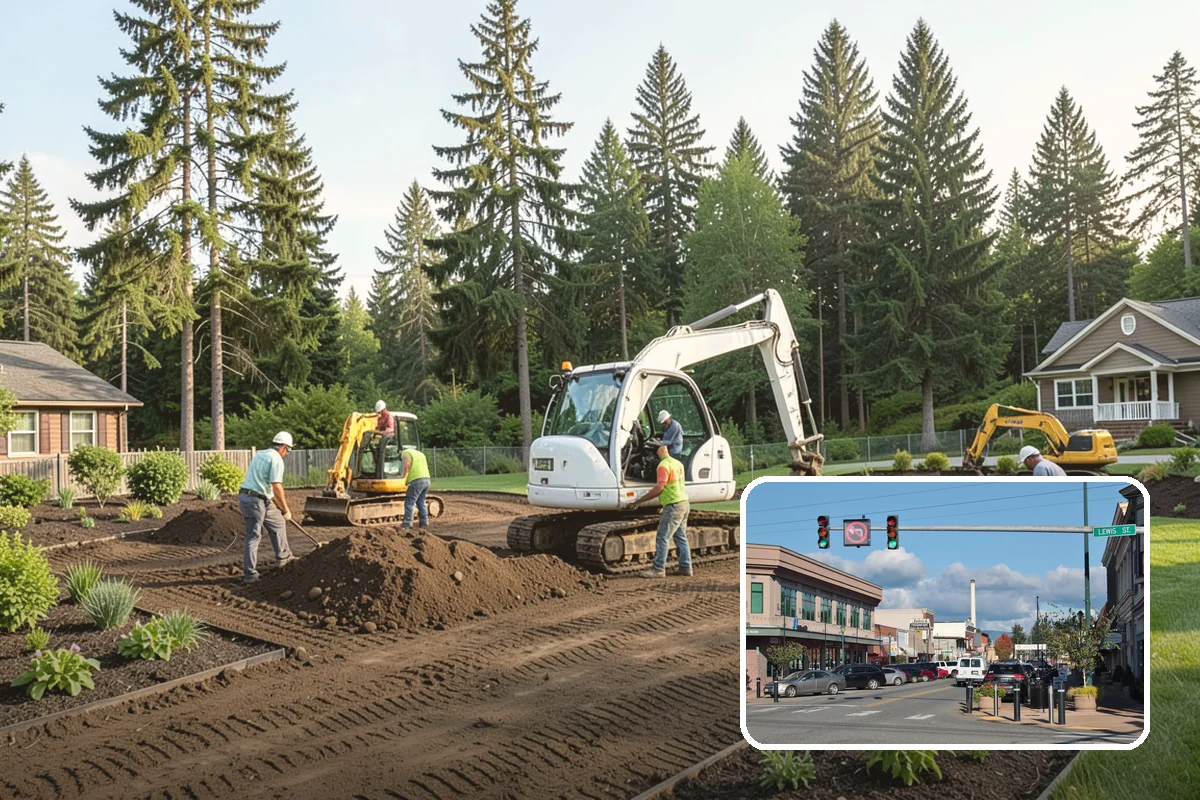 New Lawn Installation in Monroe, Snohomish County, WA - Custom soil and grading built for long-term lawn health
