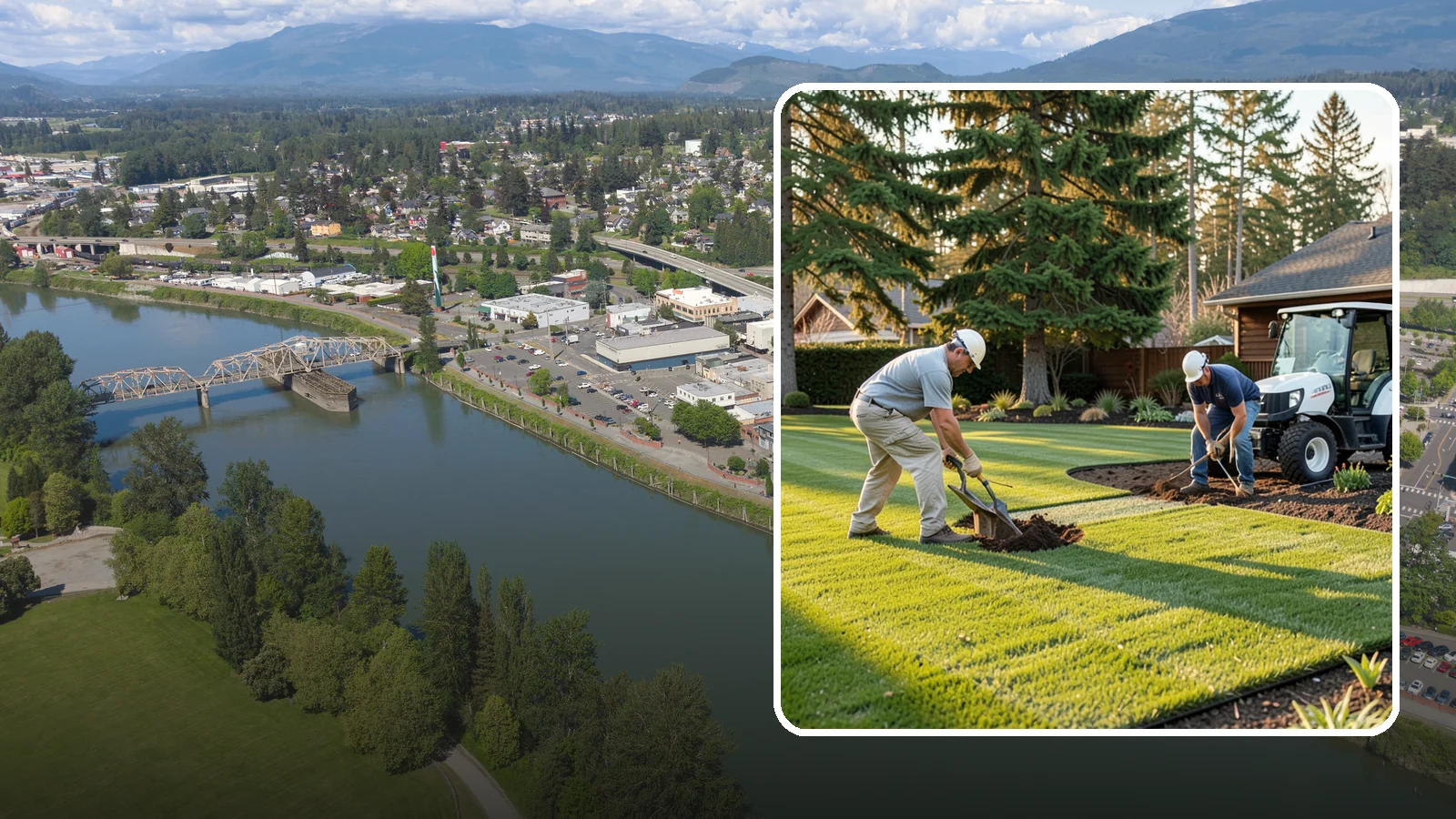 New Lawn Installation in Mount Vernon, Skagit County, WA - We build a brand-new lawn from bare ground, engineering the soil and grade for lasting health in the Northwest climate.