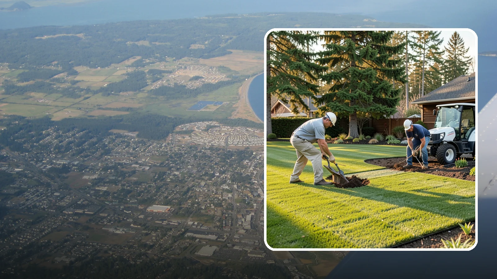 New Lawn Installation in Oak Harbor, Island County, WA - We build a brand-new lawn from bare ground, engineering the soil and grade for lasting health in the Northwest climate.