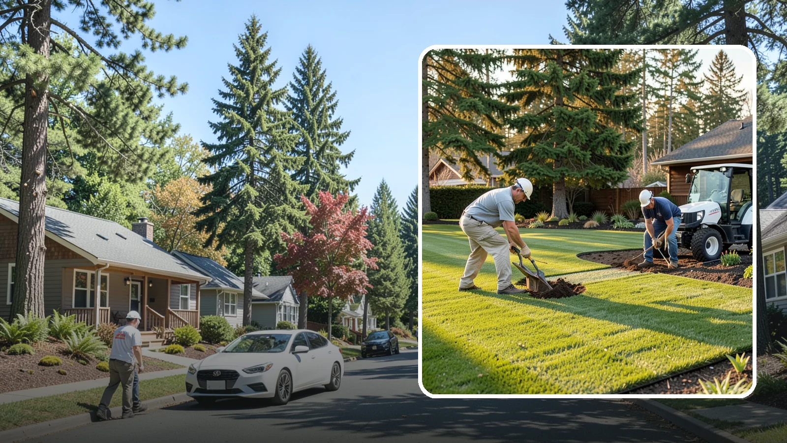 New Lawn Installation in Orting, Pierce County, WA - We build a brand-new lawn from bare ground, engineering the soil and grade for lasting health in the Northwest climate.