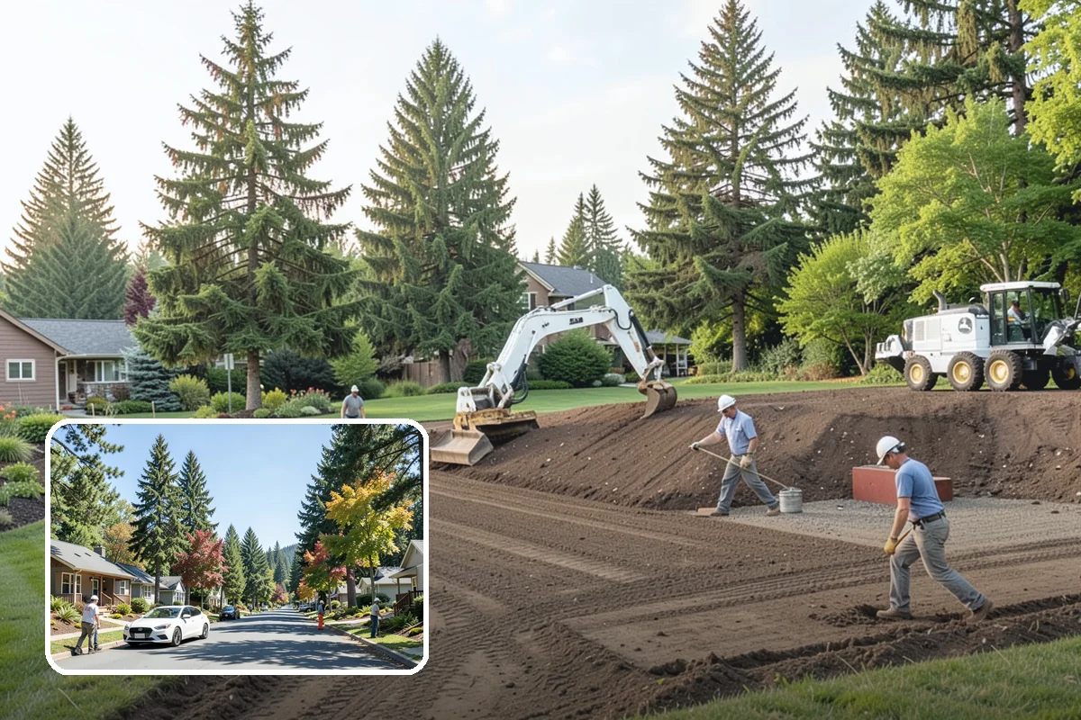 New Lawn Installation in Orting, Pierce County, WA - Custom soil and grading built for long-term lawn health