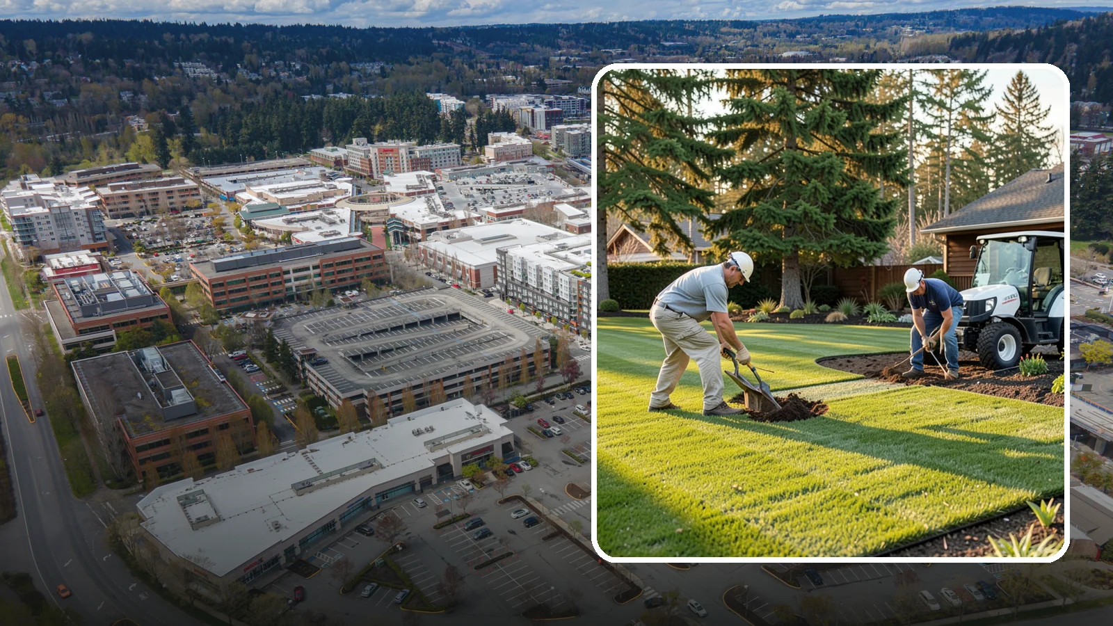New Lawn Installation in Redmond, King County, WA - We build a brand-new lawn from bare ground, engineering the soil and grade for lasting health in the Northwest climate.