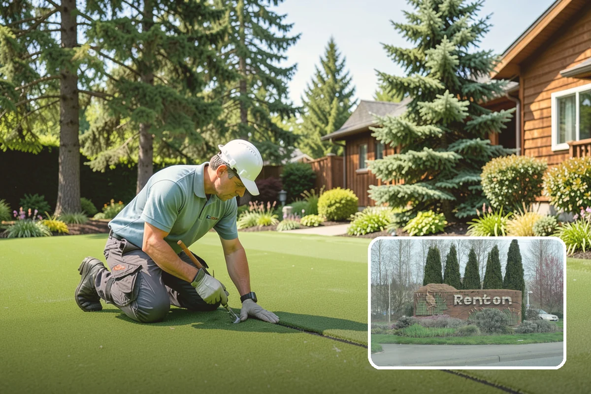 New Lawn Installation in Renton, King County, WA - Custom soil and grading built for long-term lawn health