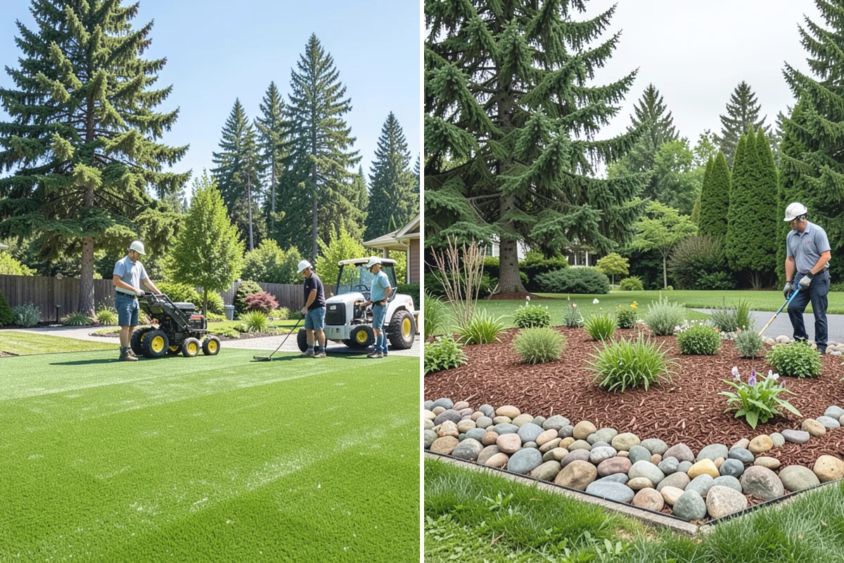 New Lawn Installation in Roy, Pierce County, WA - Survey the lot for soil type, grade, and drainage