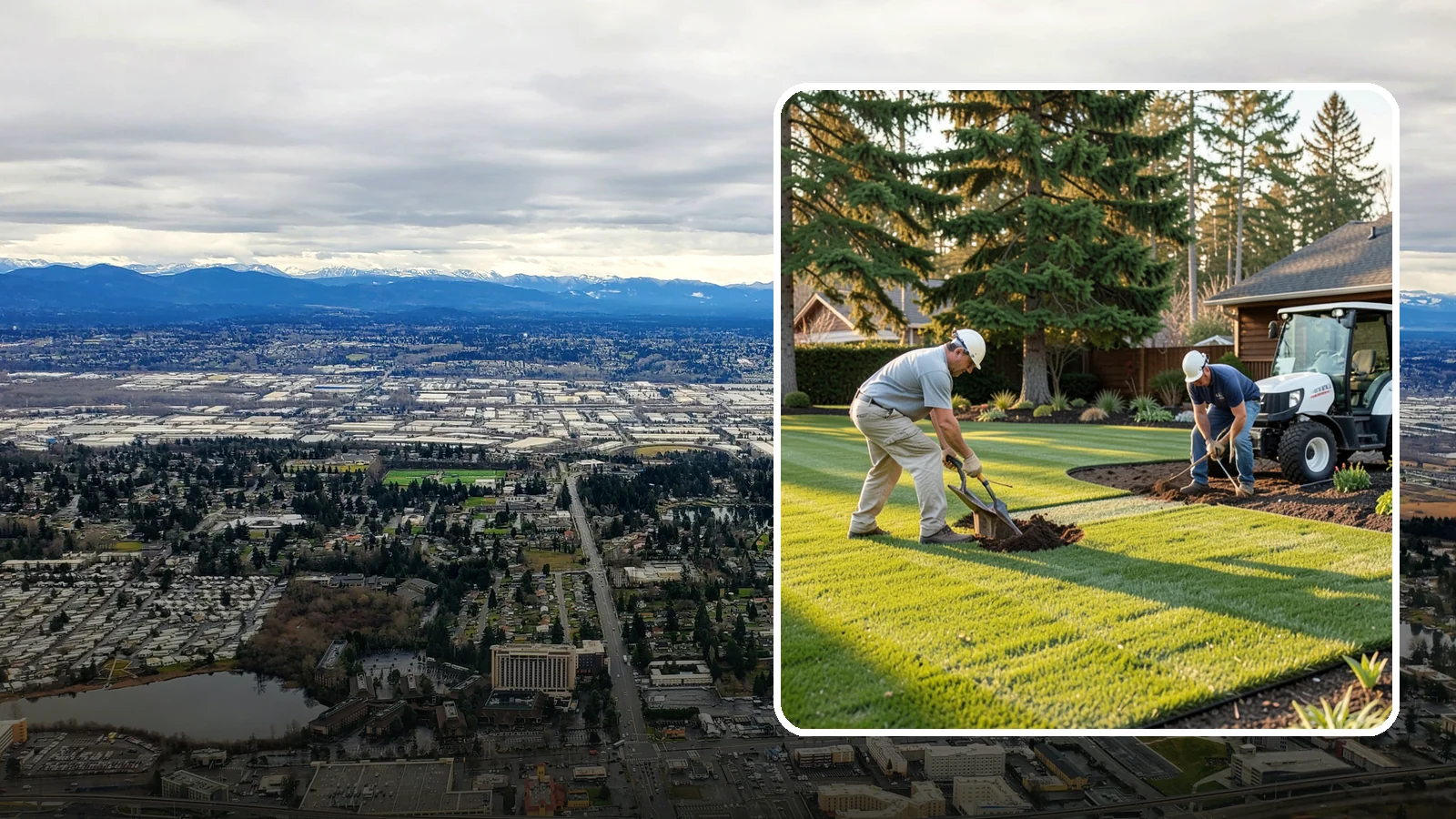 New Lawn Installation in SeaTac, King County, WA - We build a brand-new lawn from bare ground, engineering the soil and grade for lasting health in the Northwest climate.