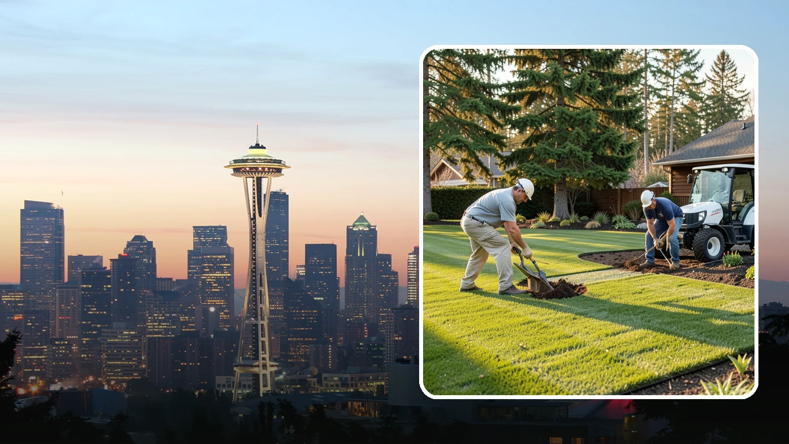 New Lawn Installation in Seattle, King County, WA - We build a brand-new lawn from bare ground, engineering the soil and grade for lasting health in the Northwest climate.