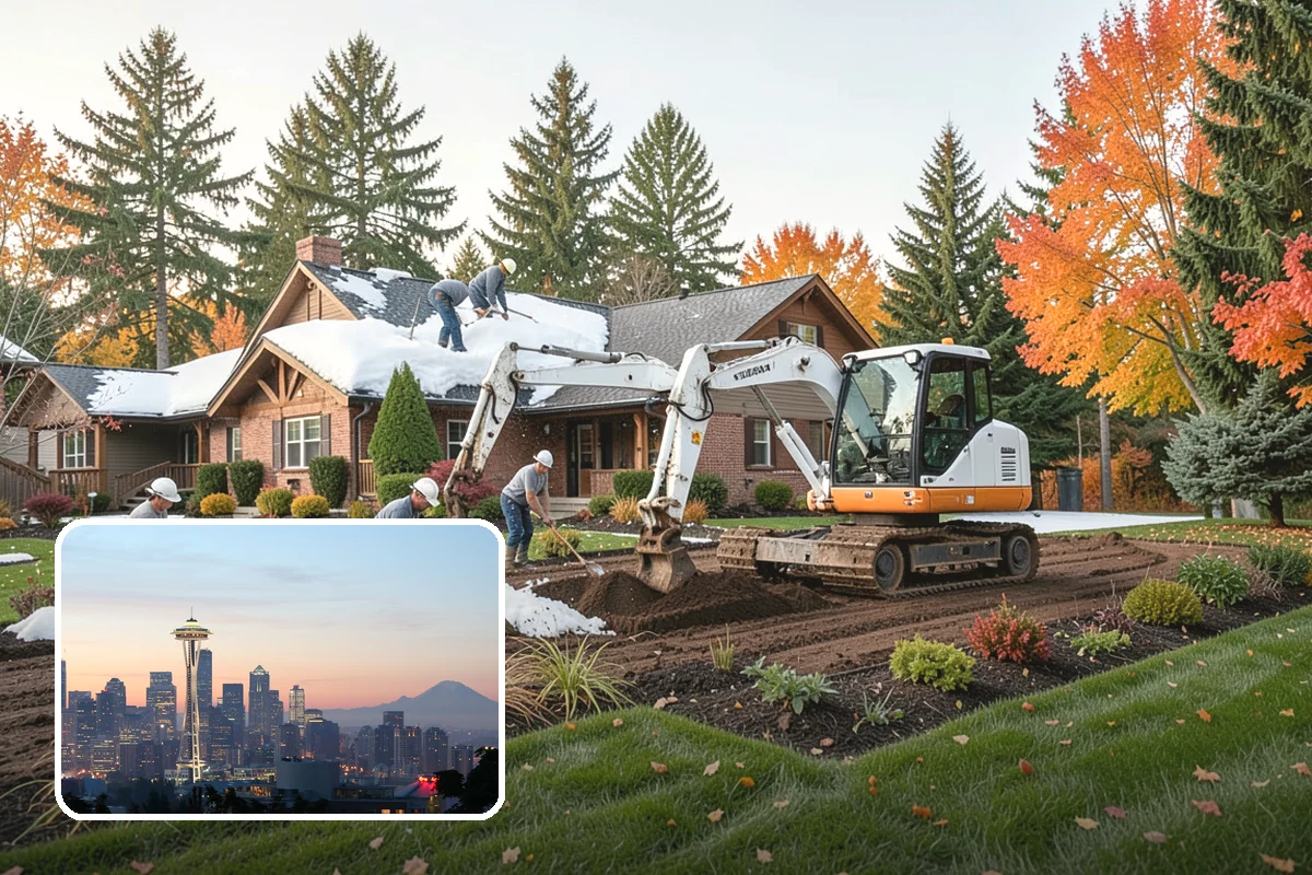New Lawn Installation in Seattle, King County, WA - Custom soil and grading built for long-term lawn health