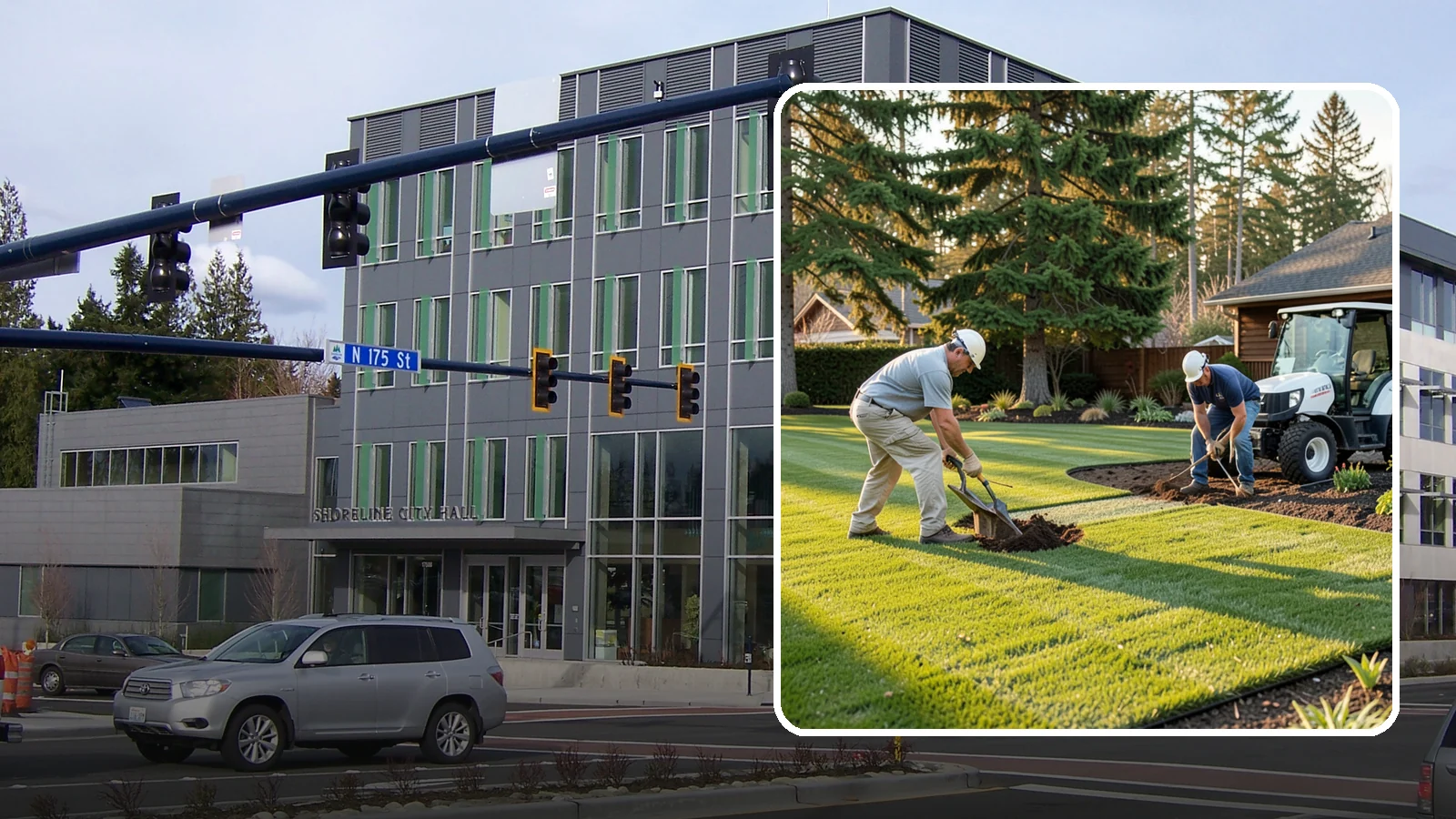 New Lawn Installation in Shoreline, King County, WA - We build a brand-new lawn from bare ground, engineering the soil and grade for lasting health in the Northwest climate.